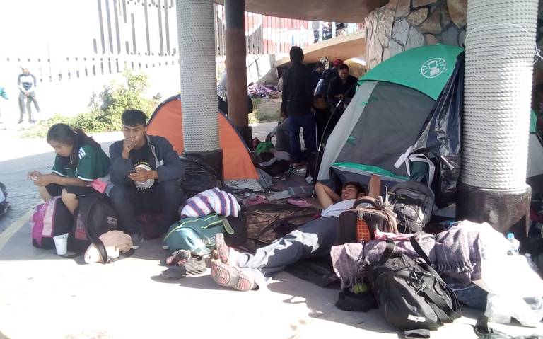 VIDEO Contin an migrantes en Playas de Tijuana El Sol de